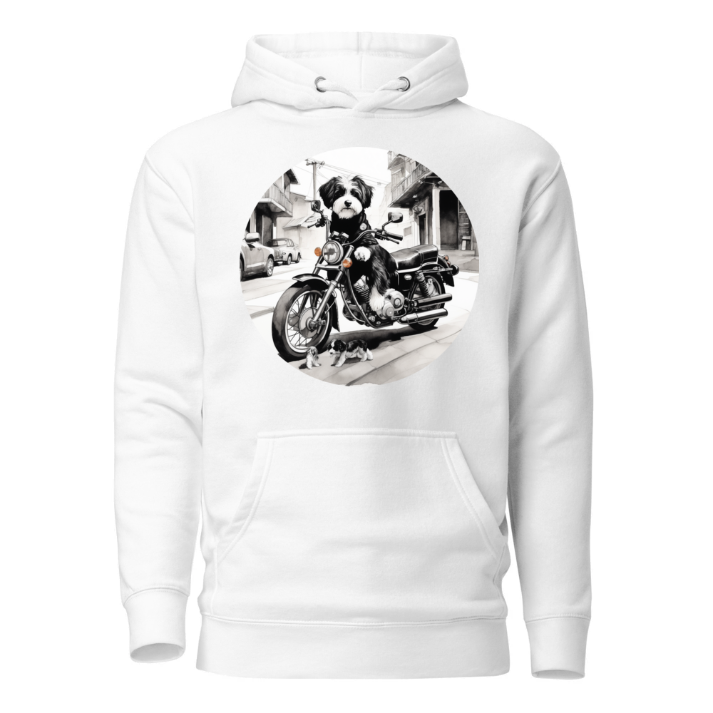 PugMug Custom Black-and-white Havanese Dog Hoodie
