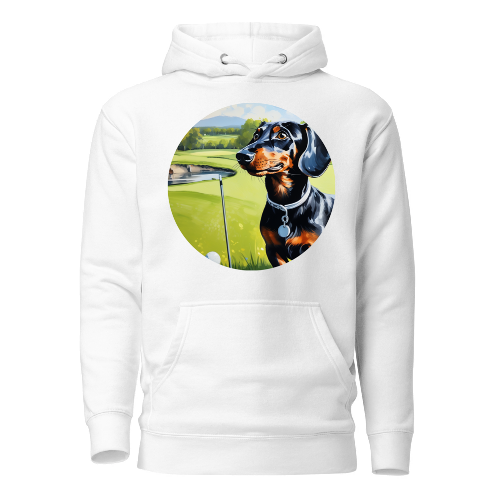 PugMug Custom Black Dachshund Hoodie