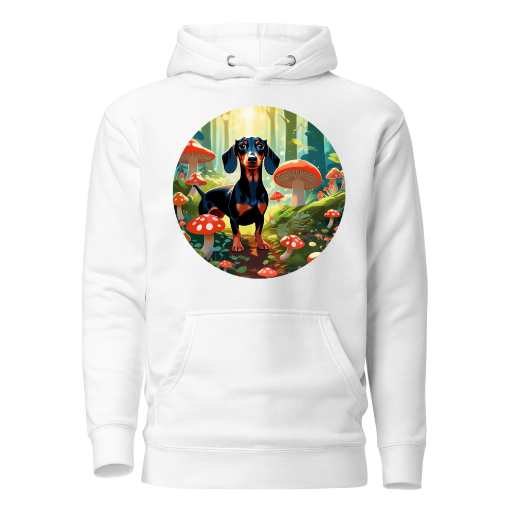 PugMug Custom Black Dachshund Hoodie