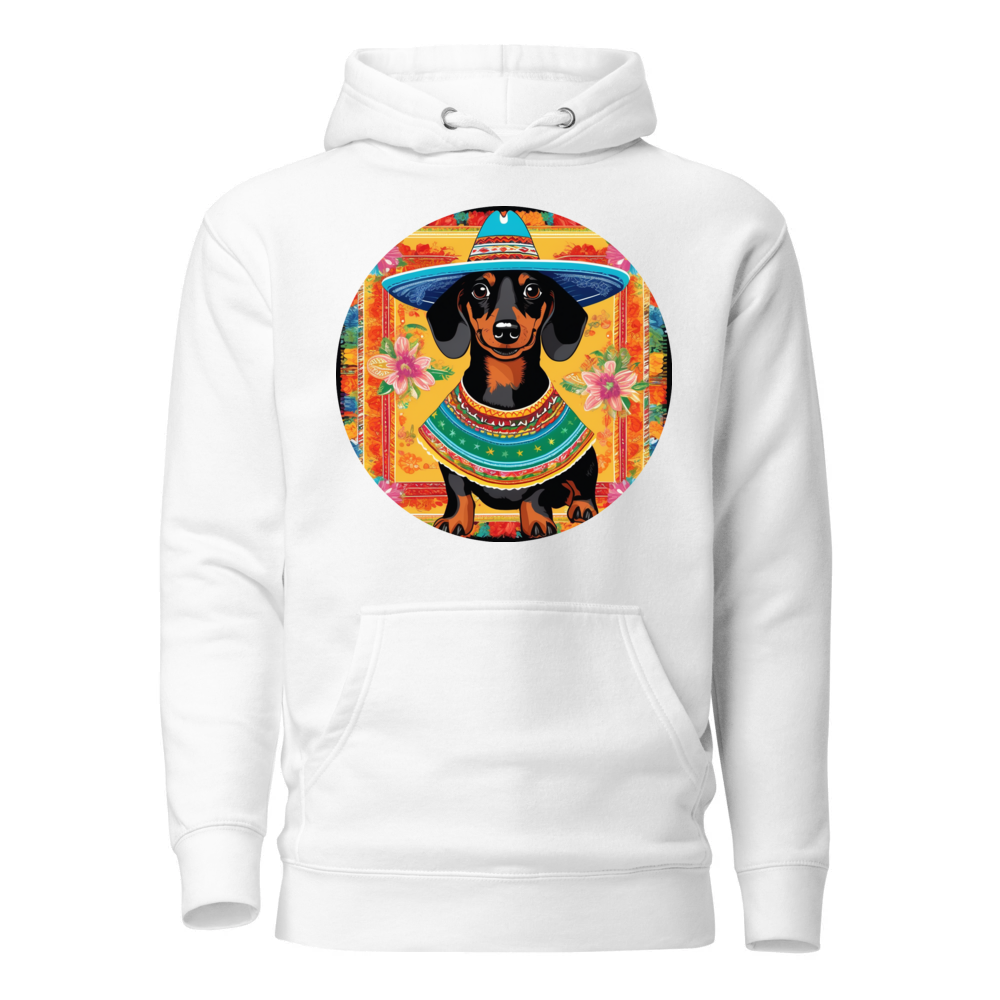 PugMug Custom Black Dachshund Hoodie