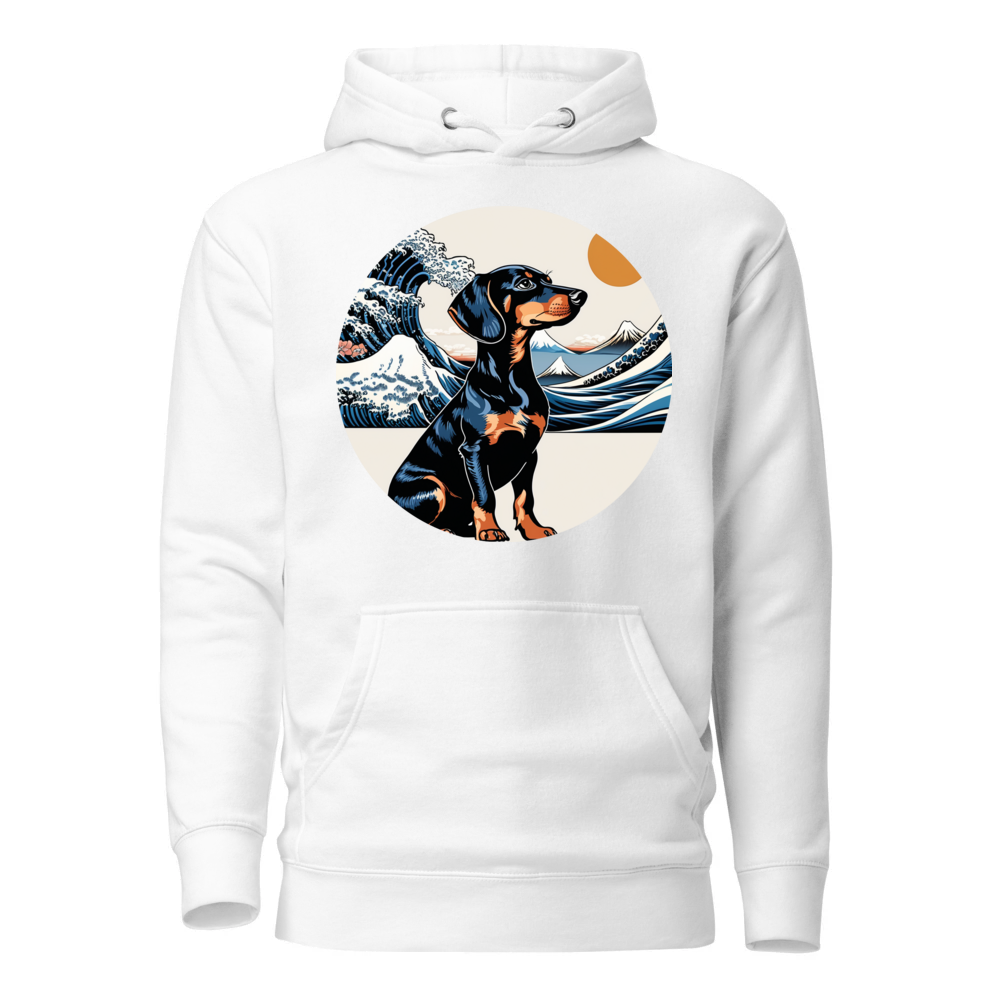 PugMug Custom Black Dachshund Hoodie