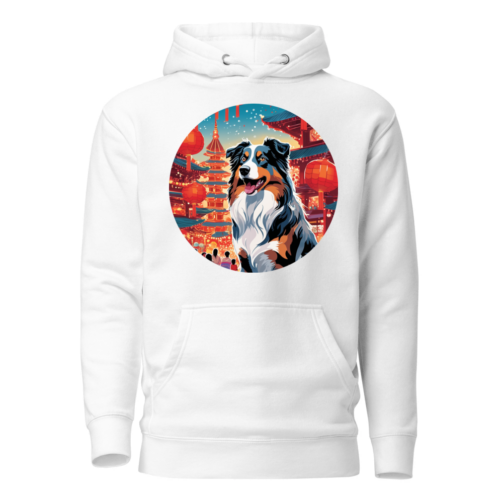 PugMug Custom Australian Shepherd Dog Hoodie