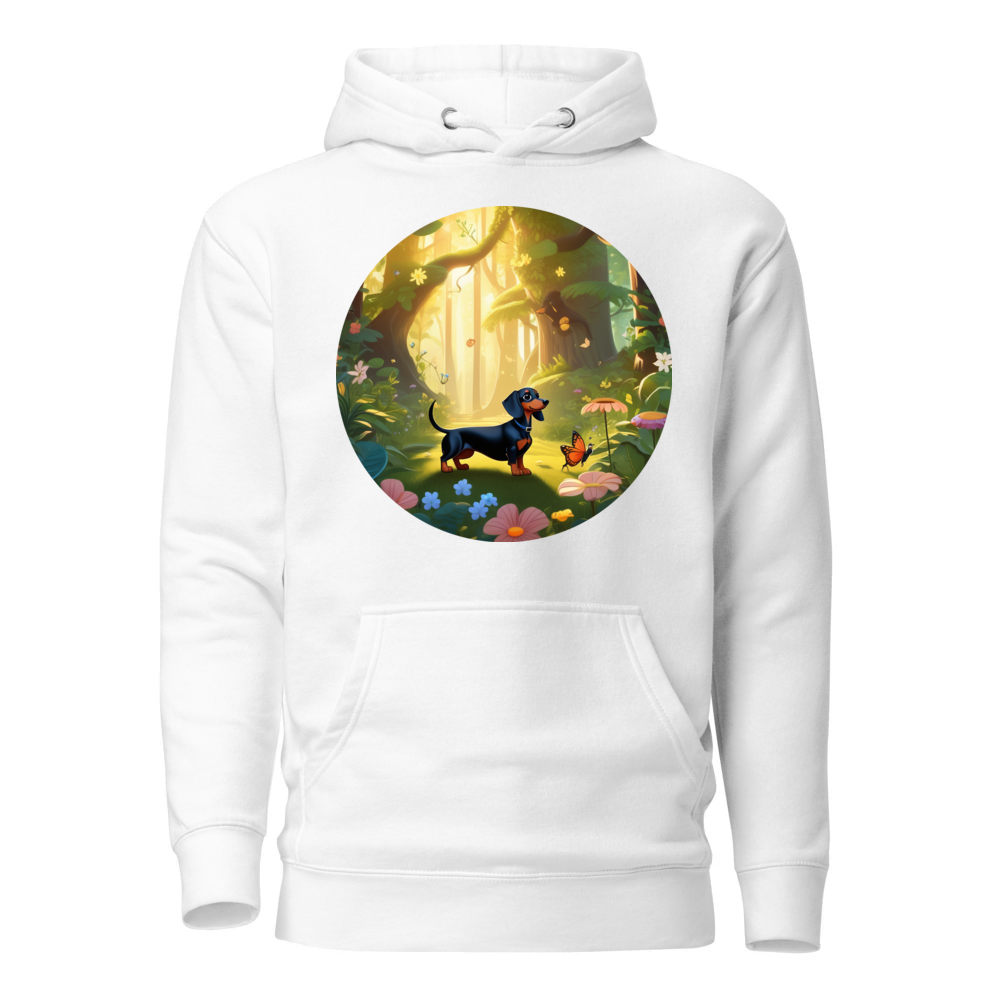 PugMug Custom Black Dachshund Hoodie