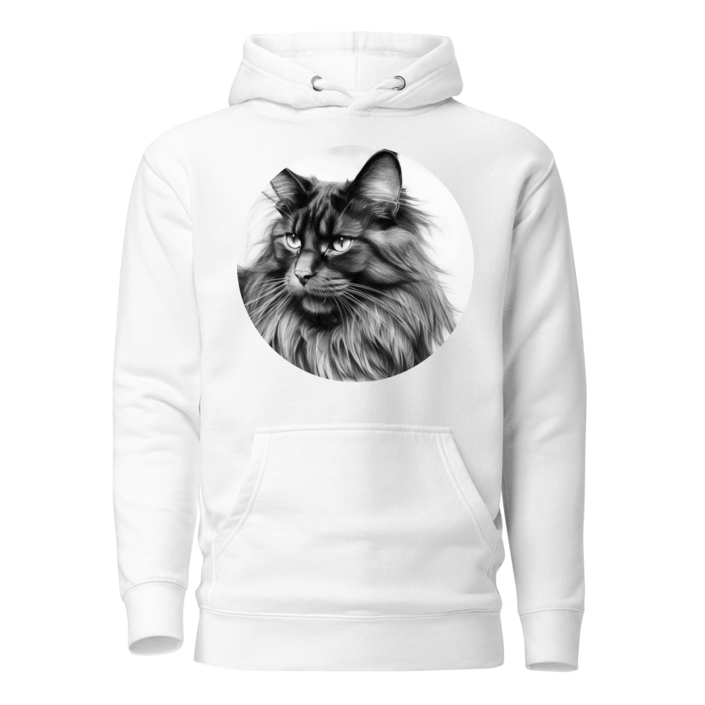 PugMug Custom Black Maine Coon Cat Hoodie