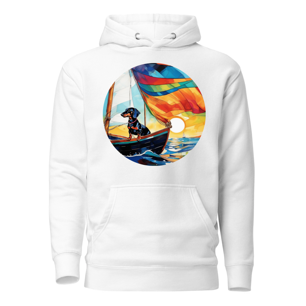 PugMug Custom Black Dachshund Hoodie