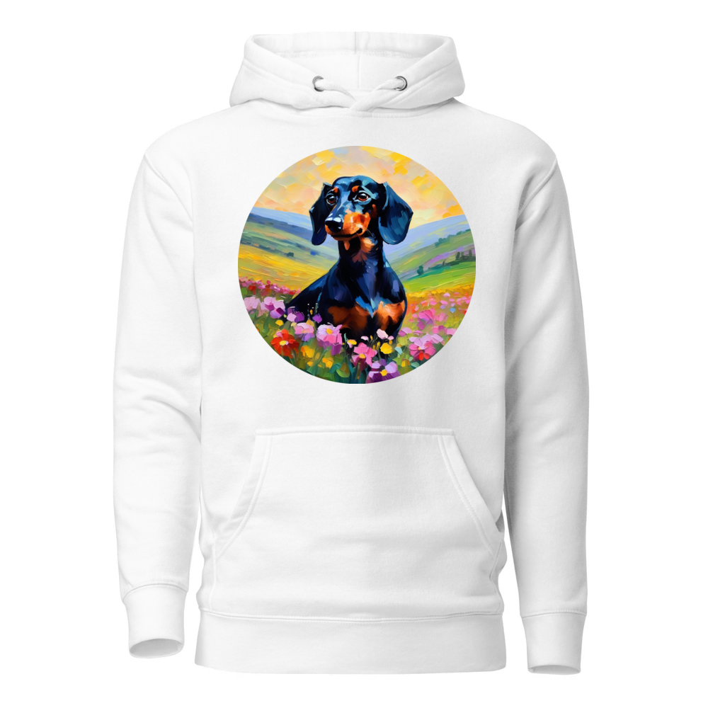 PugMug Custom Black Dachshund Hoodie