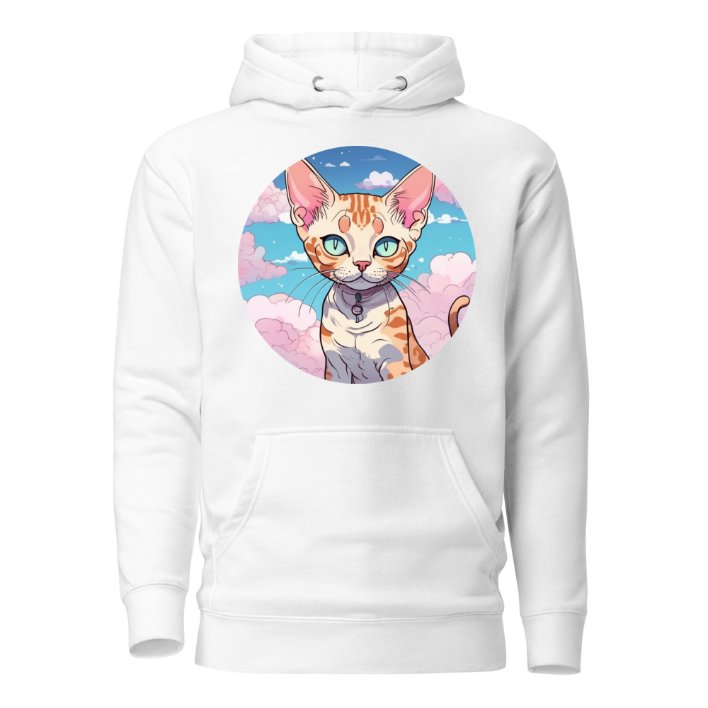 PugMug Custom Tabby Devon Rex Cat Hoodie