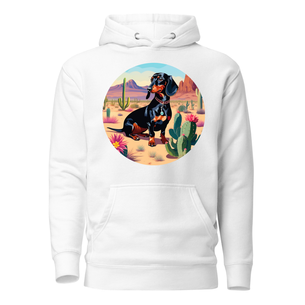 PugMug Custom Black Dachshund Hoodie
