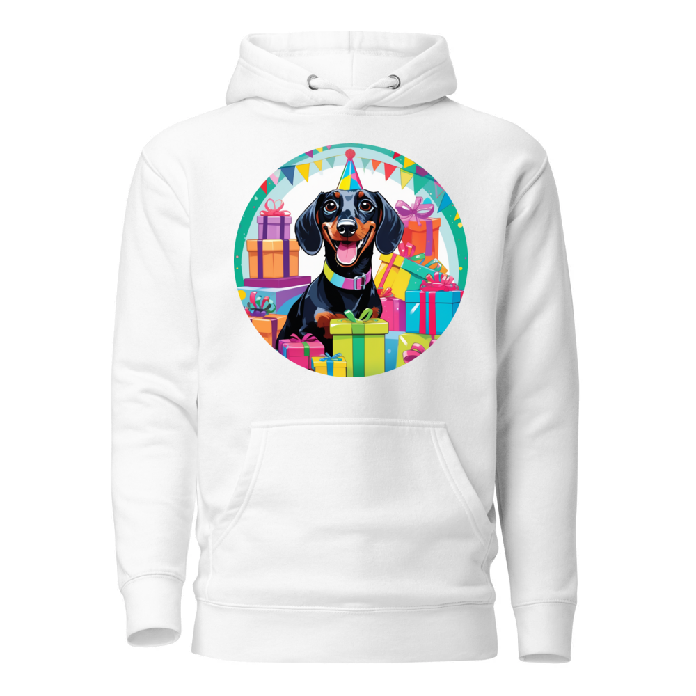 PugMug Custom Black Dachshund Hoodie