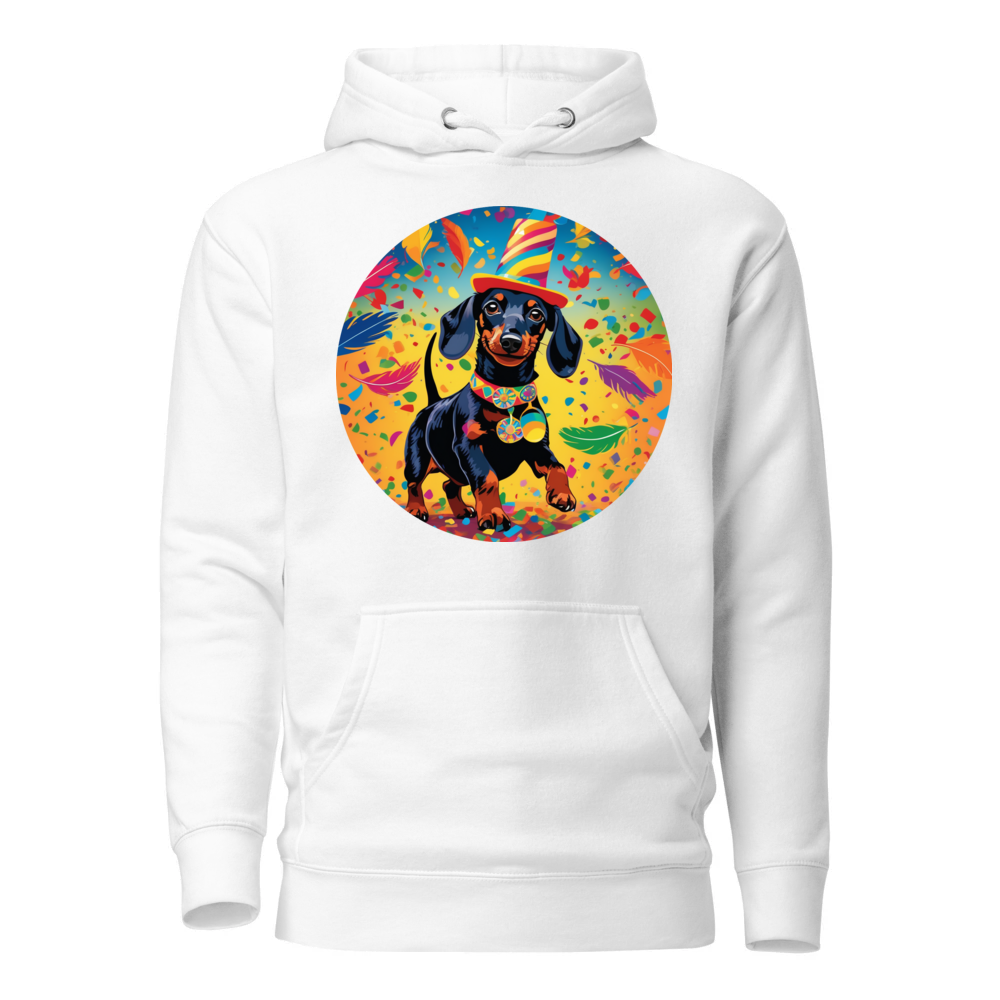 PugMug Custom Black Dachshund Hoodie