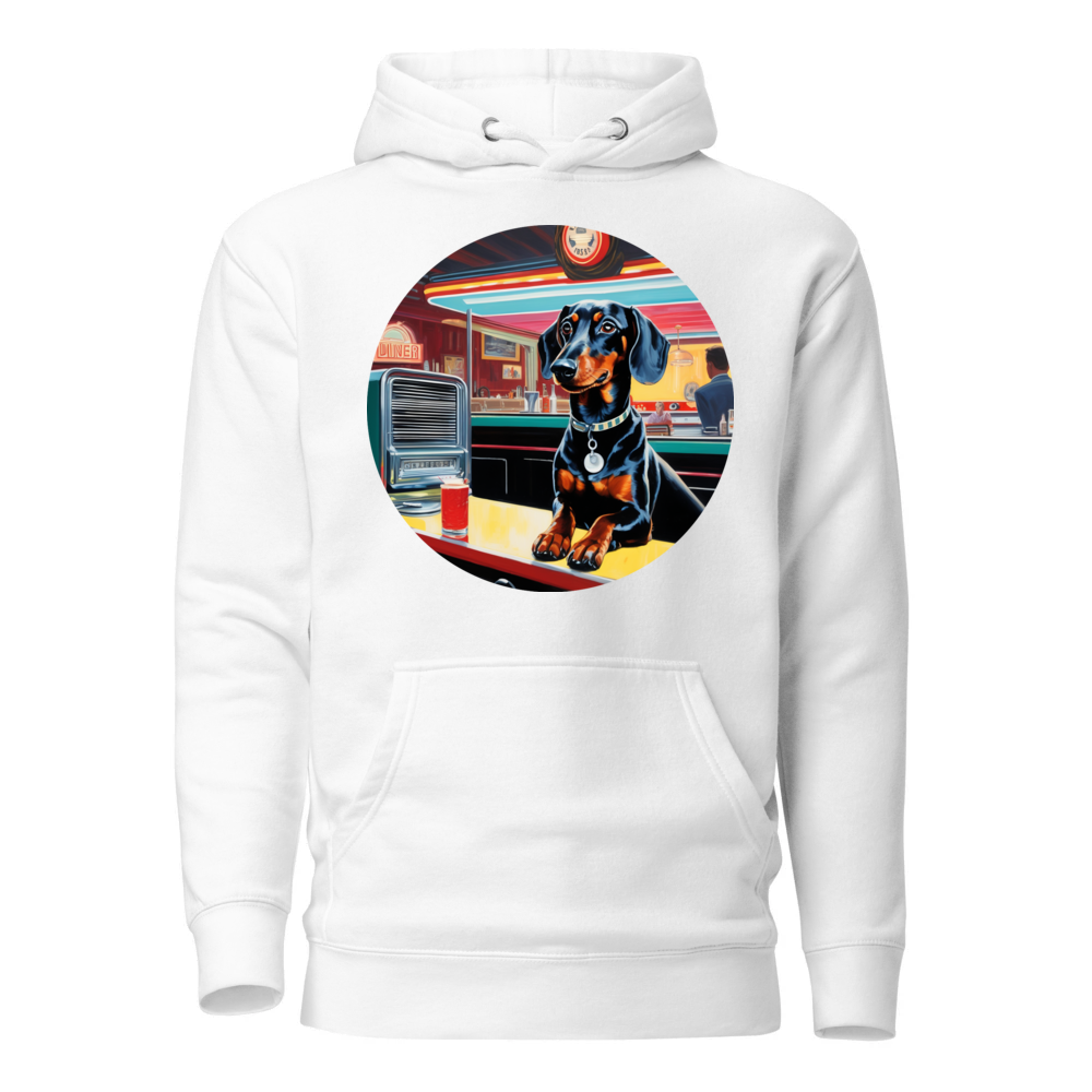 PugMug Custom Black Dachshund Hoodie