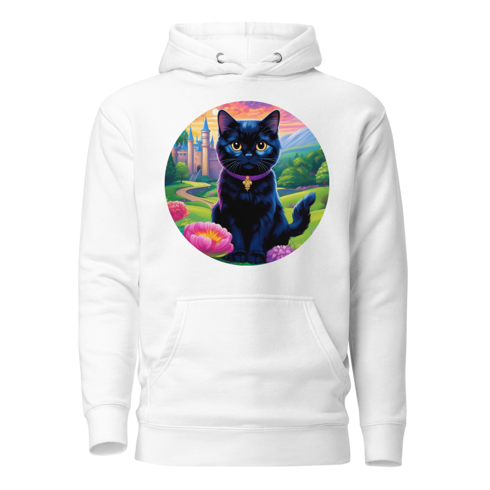 PugMug Custom Black Scottish Fold Cat Hoodie
