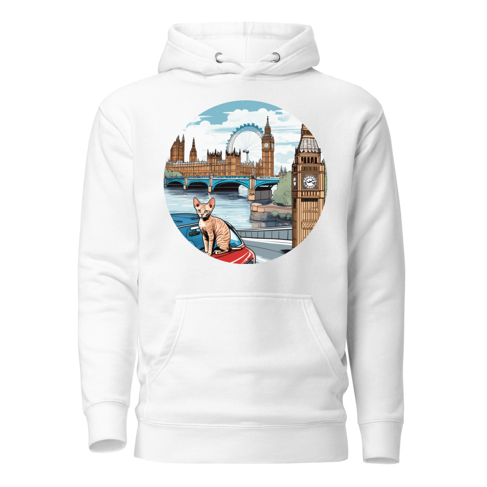 PugMug Custom Tabby Devon Rex Cat Hoodie