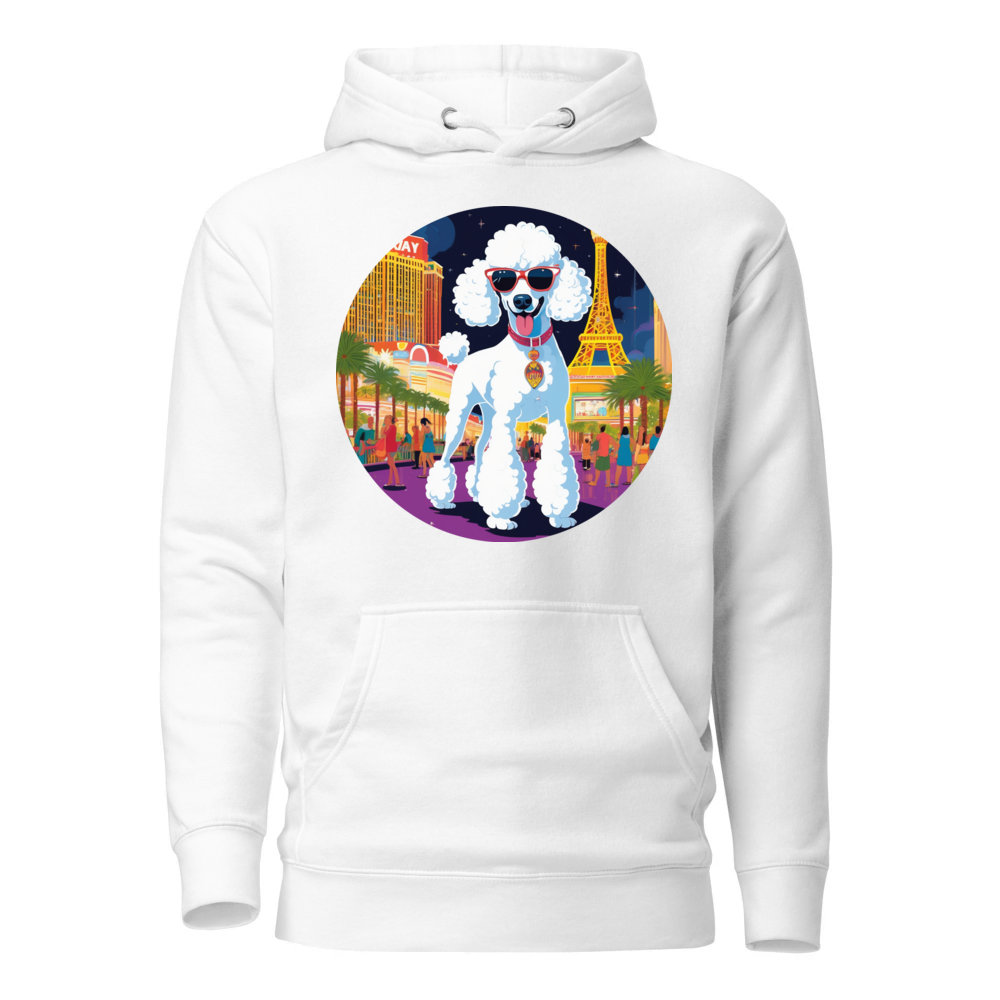 PugMug Custom White Poodle Hoodie