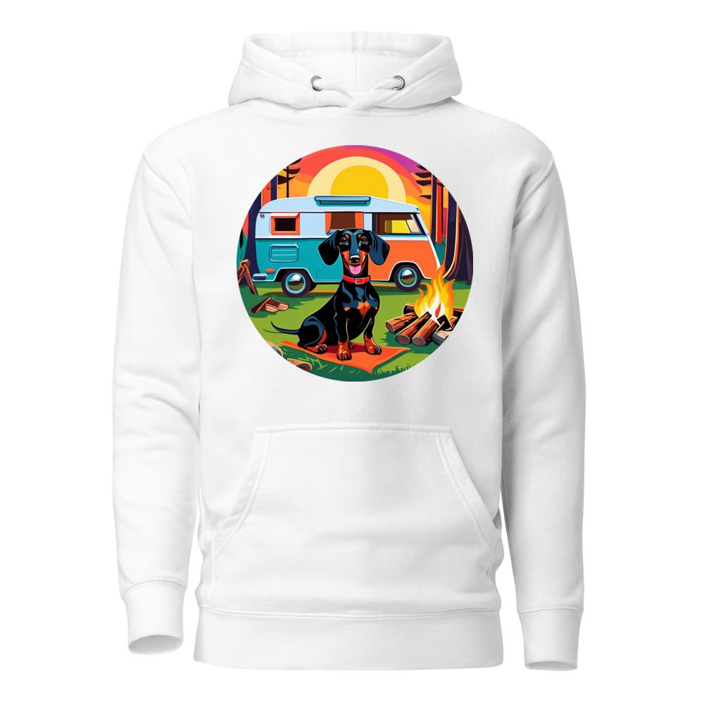 PugMug Custom Black Dachshund Hoodie