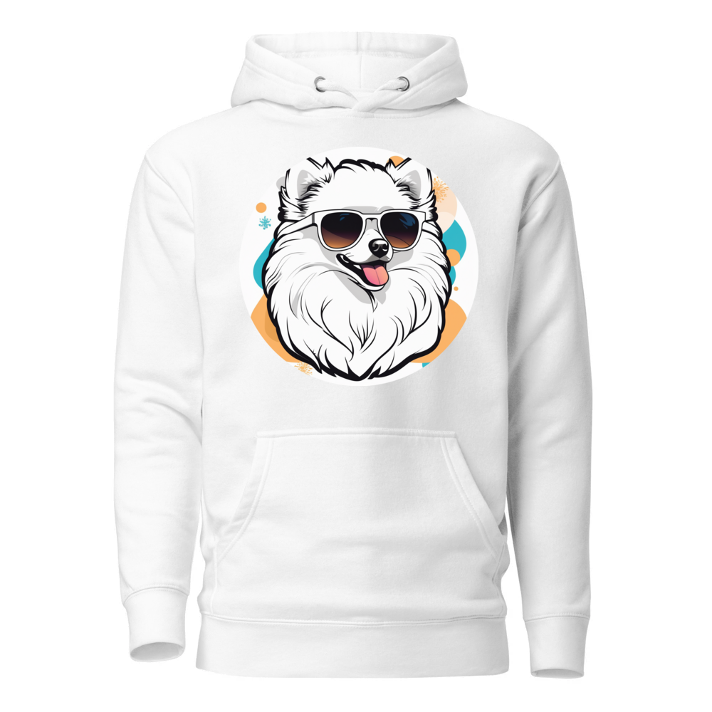 PugMug Custom White Pomeranian Hoodie