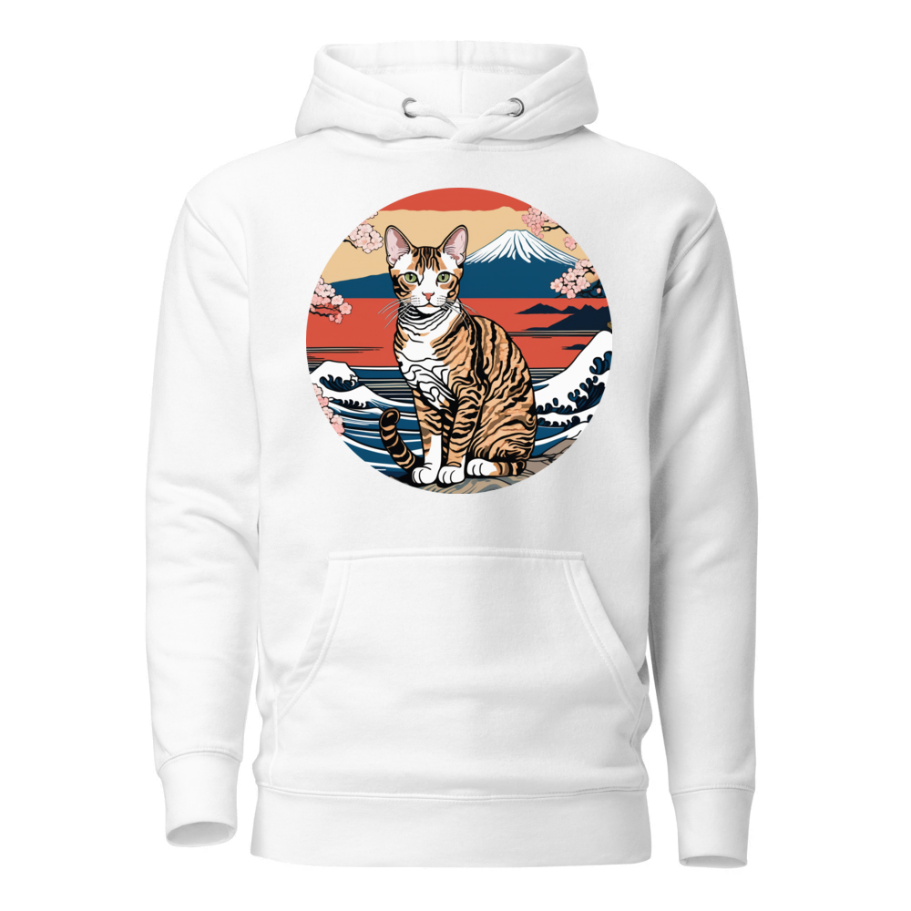 PugMug Custom Tabby Devon Rex Cat Hoodie