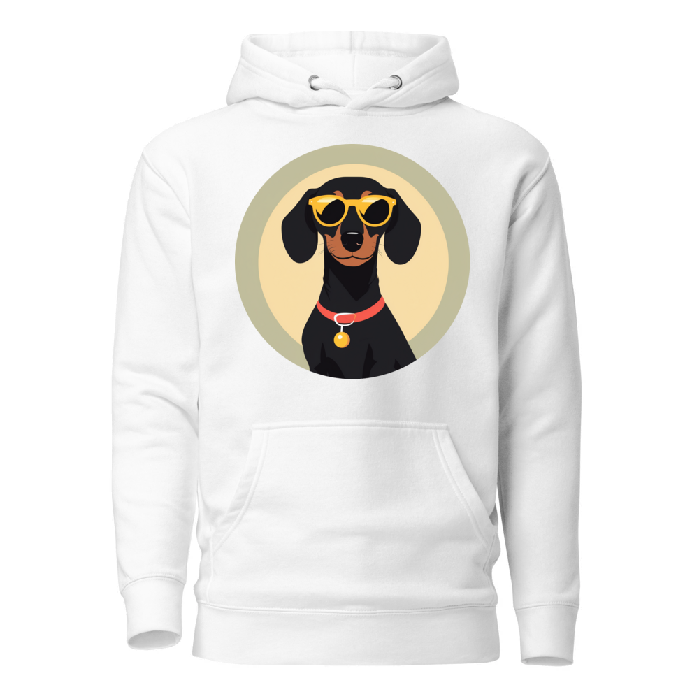 PugMug Custom Black Dachshund Hoodie