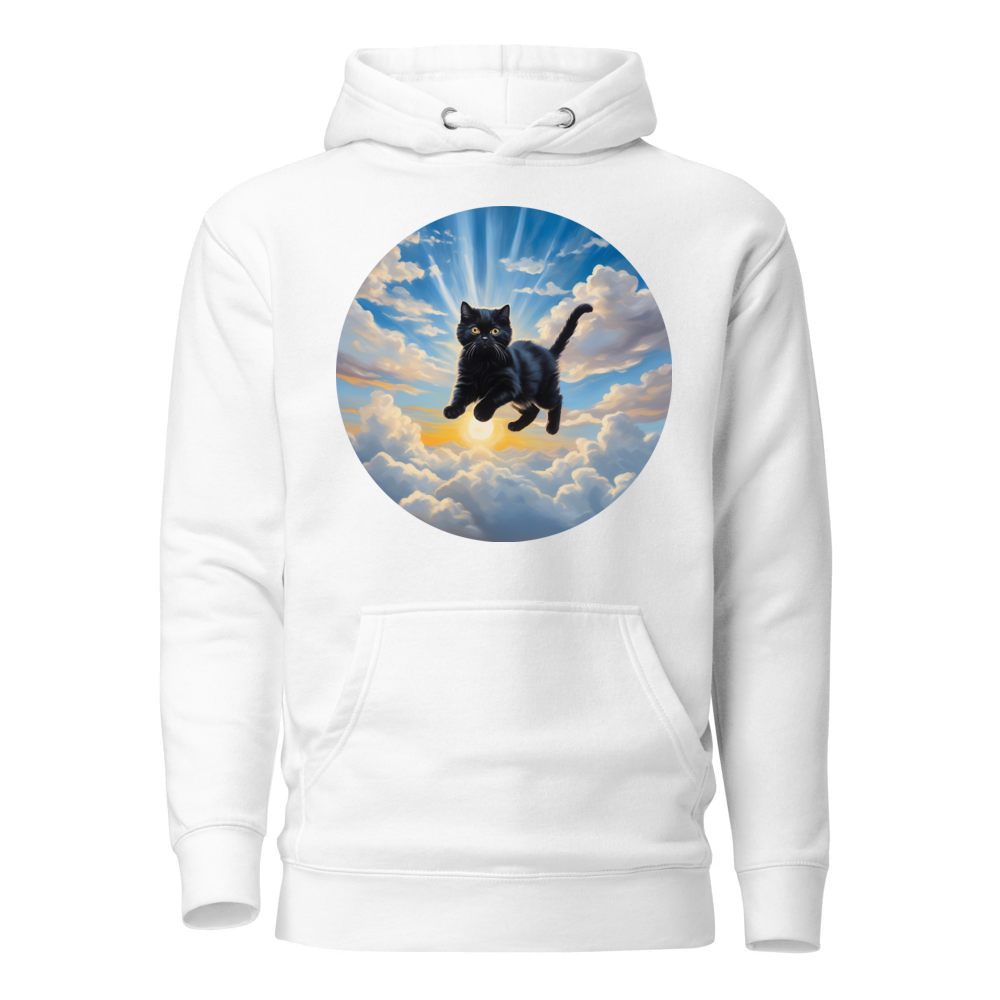 PugMug Custom Black Scottish Fold Cat Hoodie