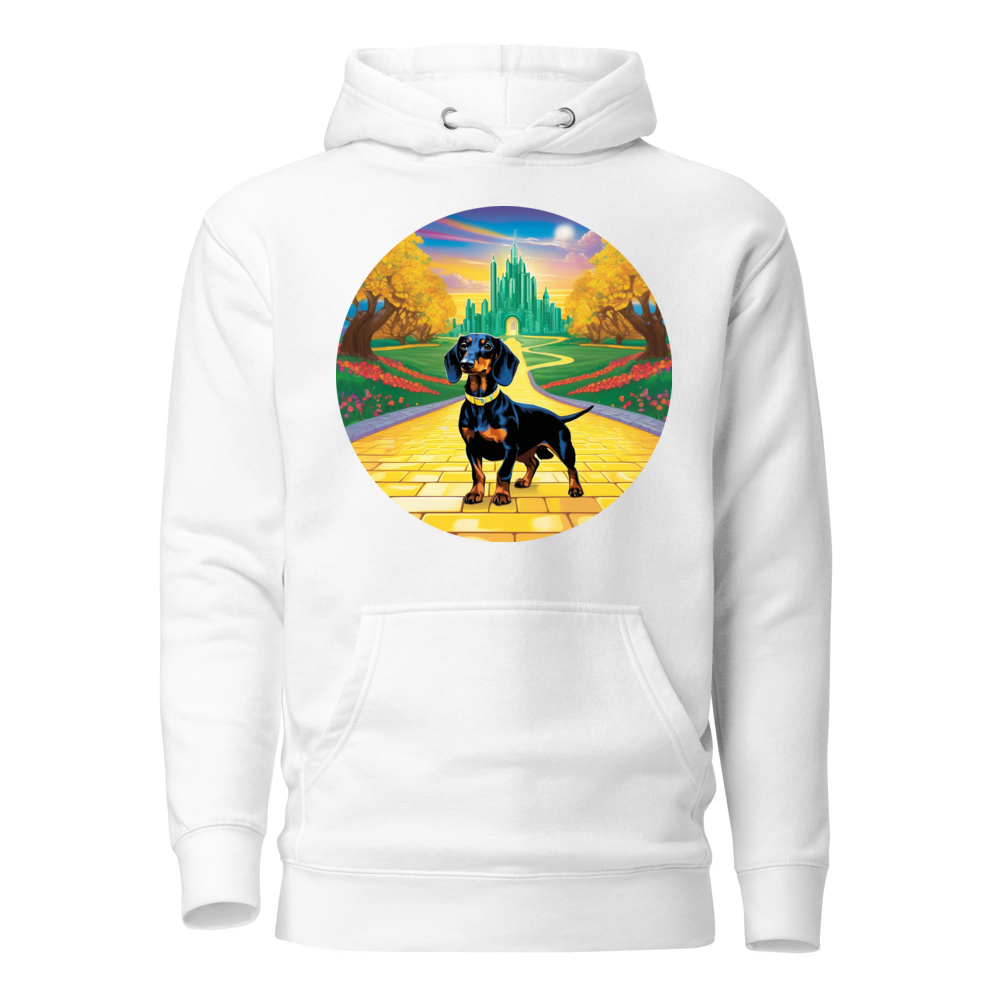 PugMug Custom Black Dachshund Hoodie