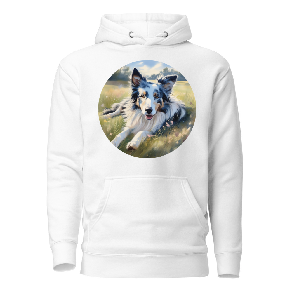 PugMug Custom Blue Merle Border Collie Hoodie