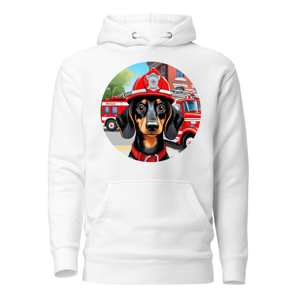 PugMug Custom Black Dachshund Hoodie