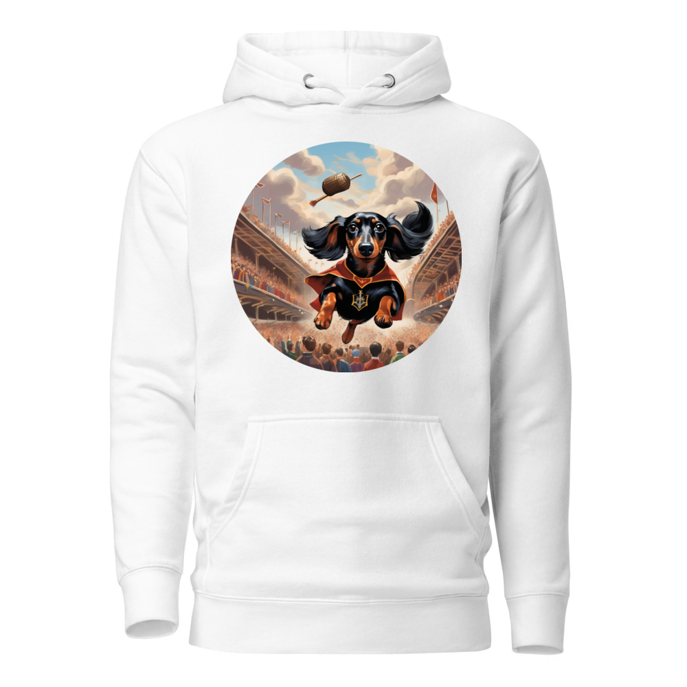 PugMug Custom Black Dachshund Hoodie
