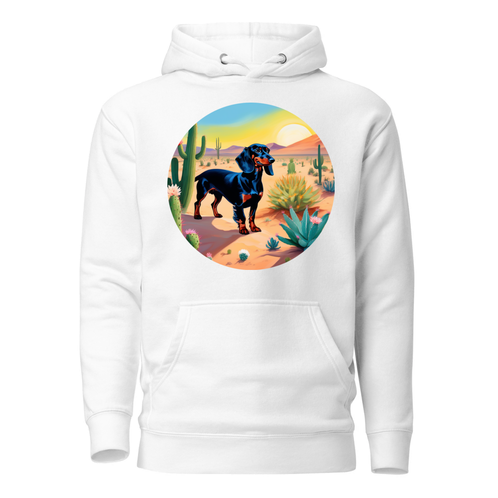 PugMug Custom Black Dachshund Hoodie