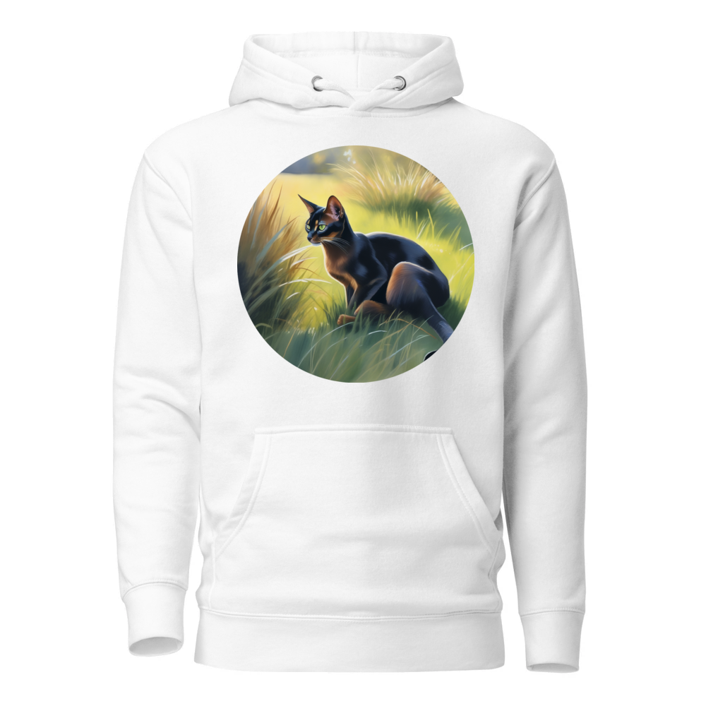 PugMug Custom Black Abyssinian Cat Hoodie