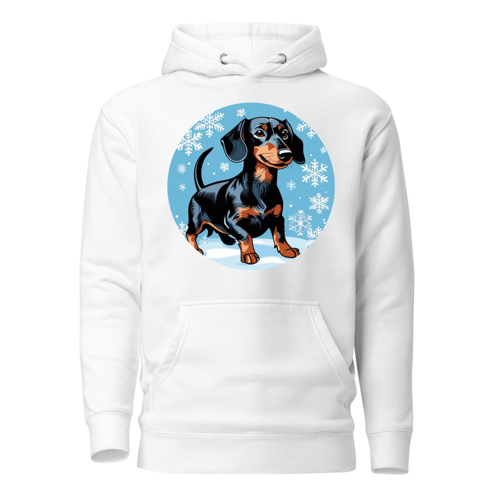 PugMug Custom Black Dachshund Hoodie