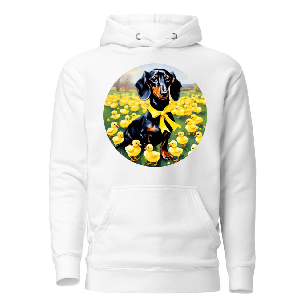 PugMug Custom Black Dachshund Hoodie