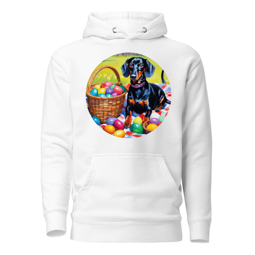 PugMug Custom Black Dachshund Hoodie