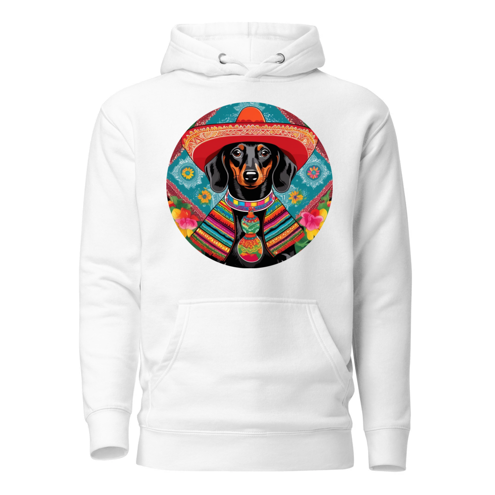 PugMug Custom Black Dachshund Hoodie