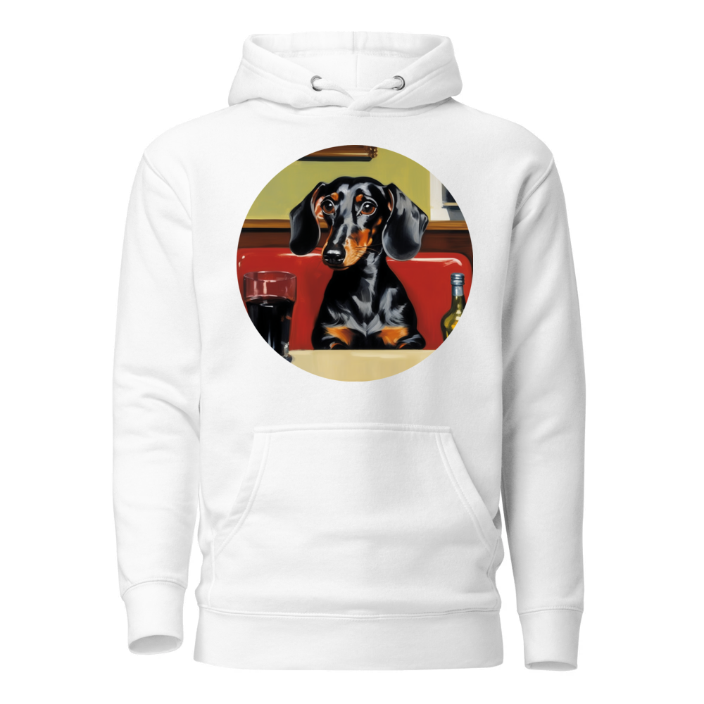 PugMug Custom Black Dachshund Hoodie