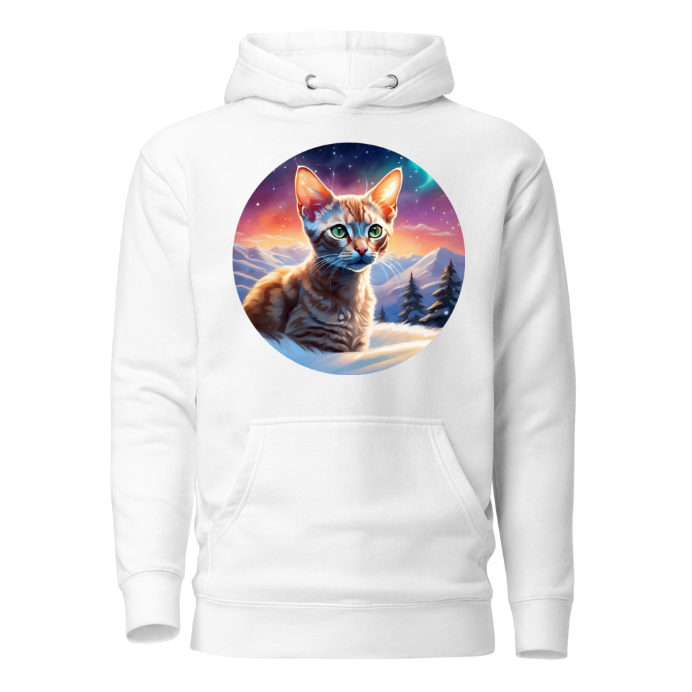PugMug Custom Tabby Devon Rex Cat Hoodie