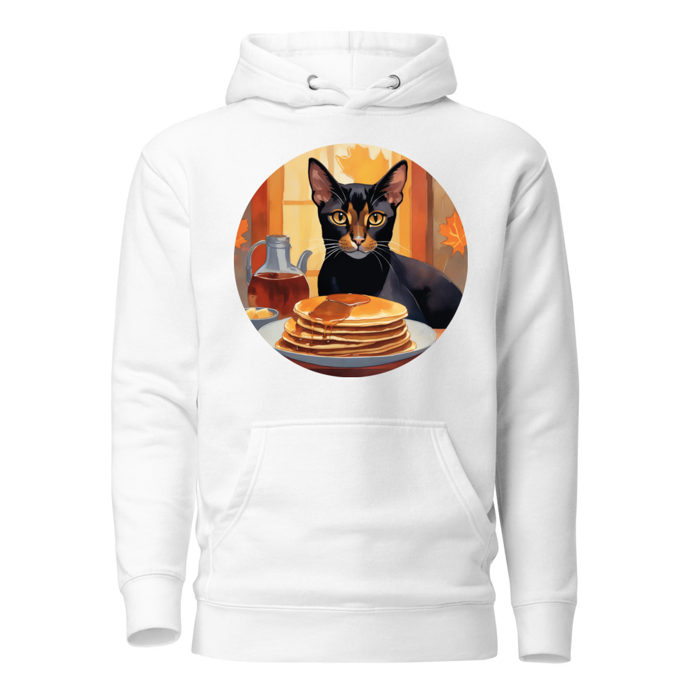 PugMug Custom Black Abyssinian Cat Hoodie
