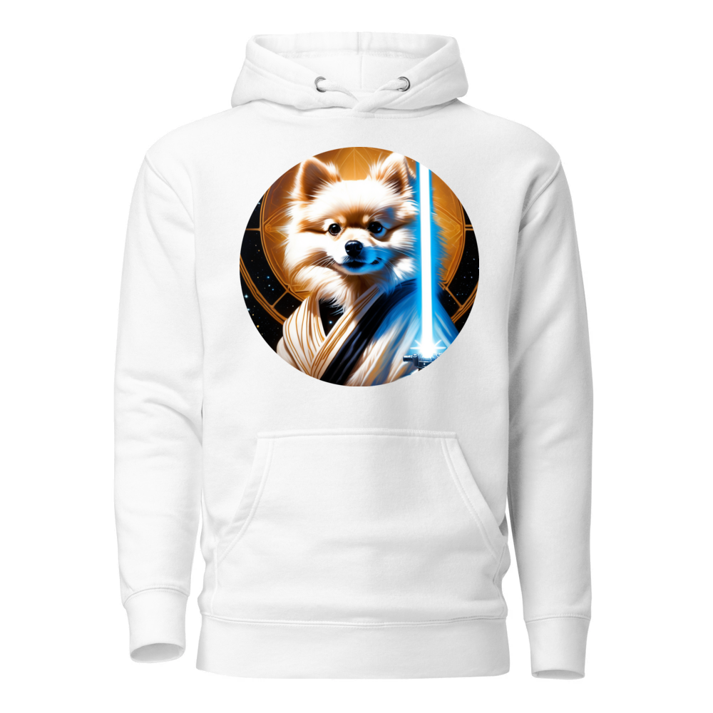 PugMug Custom White Pomeranian Hoodie