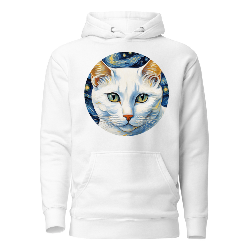 PugMug Custom White American Shorthair Cat Hoodie