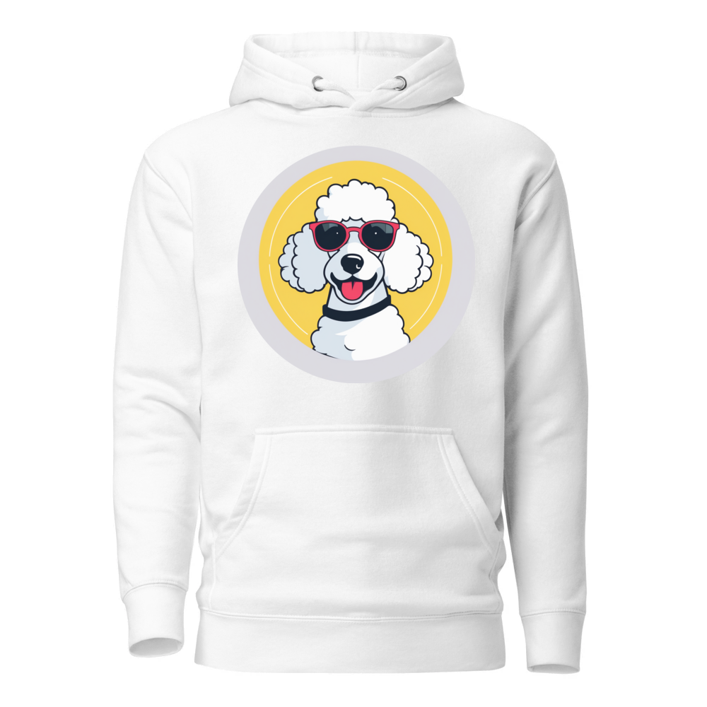 PugMug Custom White Poodle Hoodie