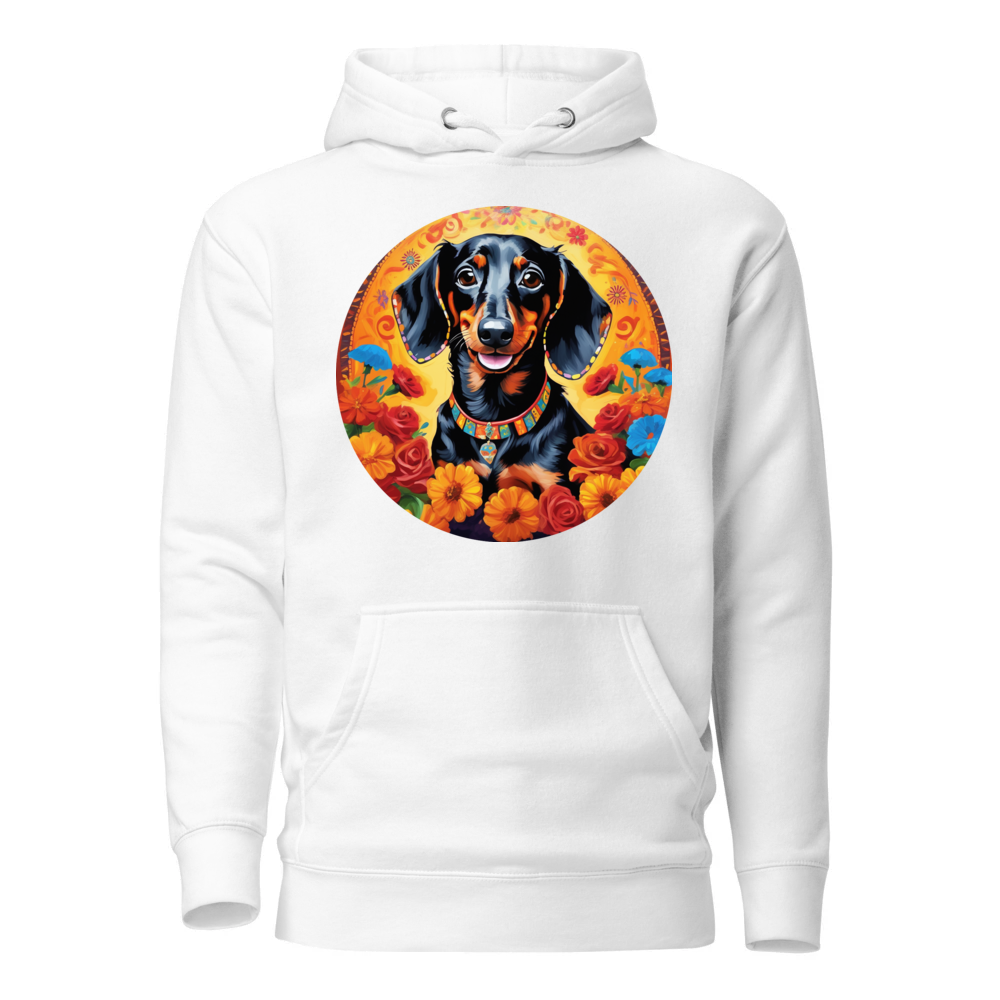 PugMug Custom Black Dachshund Hoodie