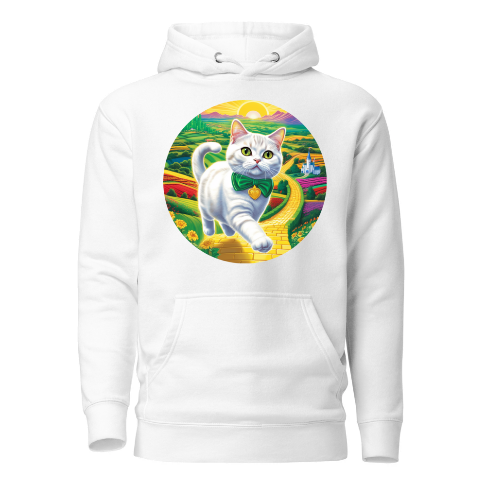 PugMug Custom White British Shorthair Cat Hoodie