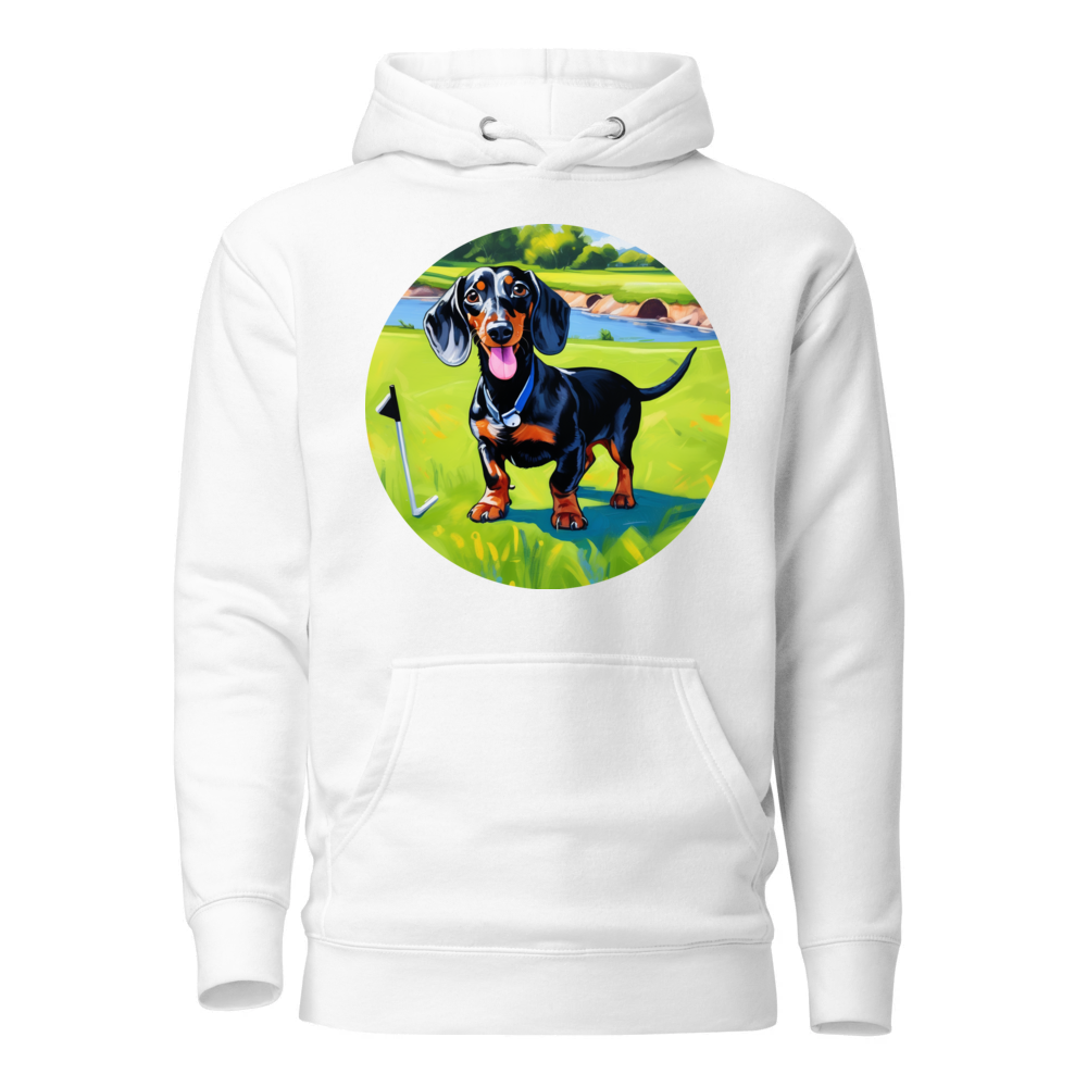 PugMug Custom Black Dachshund Hoodie