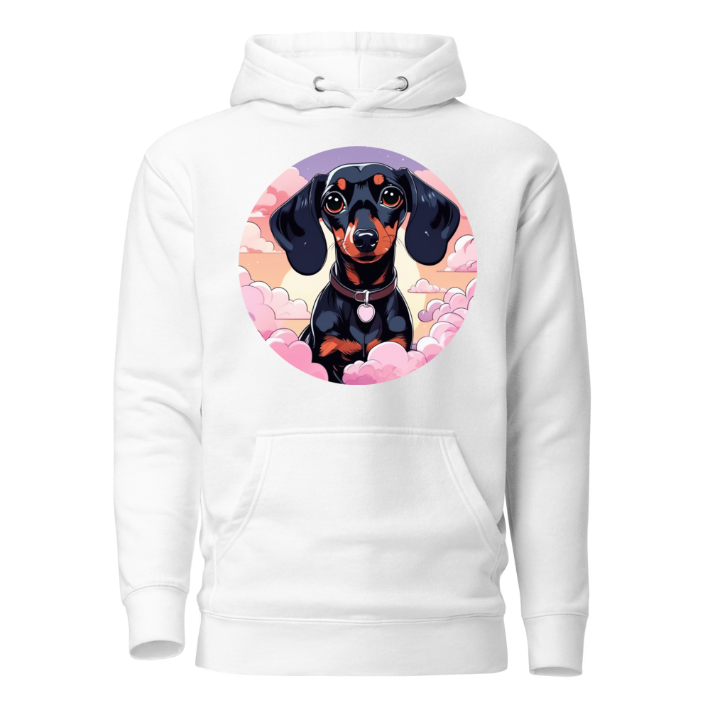 PugMug Custom Black Dachshund Hoodie