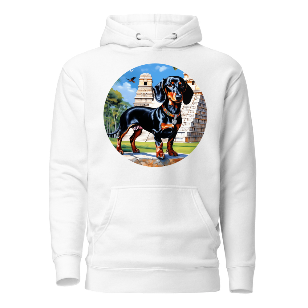 PugMug Custom Black Dachshund Hoodie