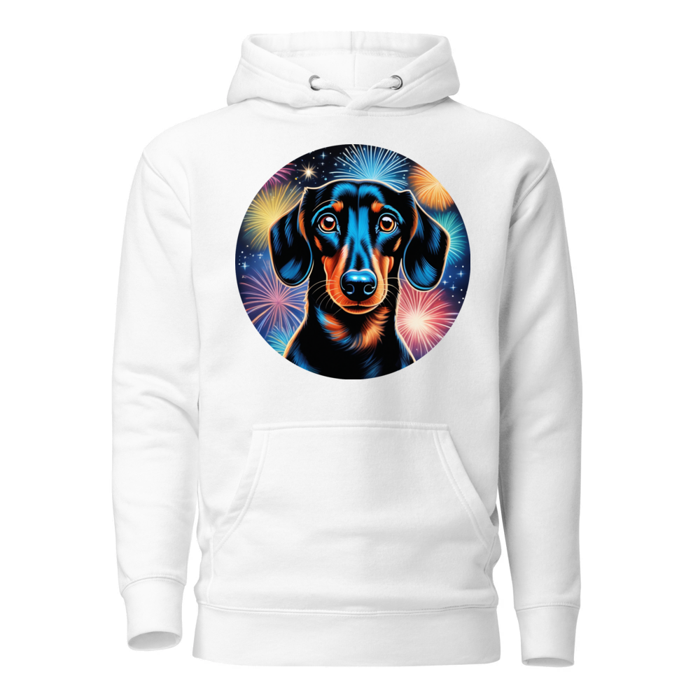 PugMug Custom Black Dachshund Hoodie