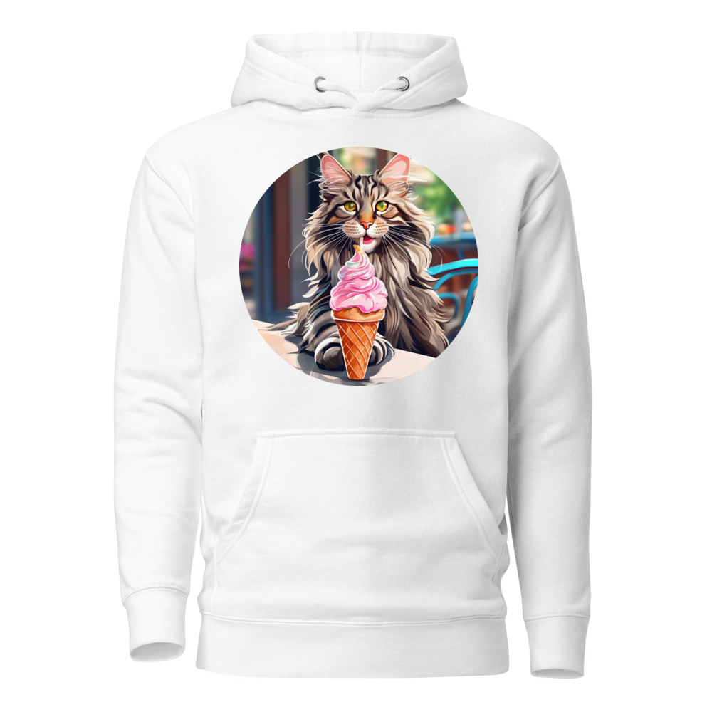 PugMug Custom Tabby Maine Coon Cat Hoodie
