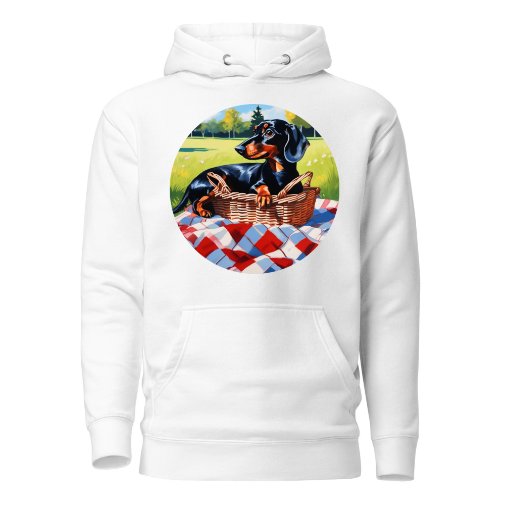 PugMug Custom Black Dachshund Hoodie