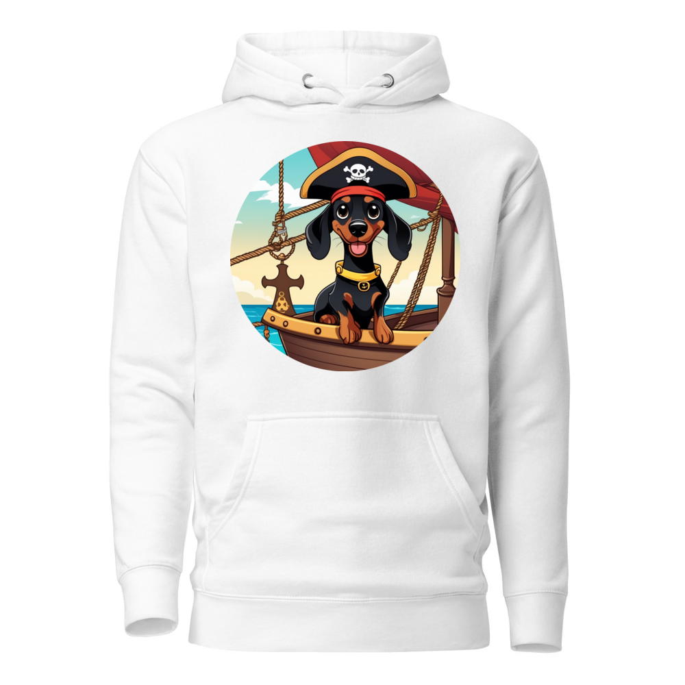 PugMug Custom Black Dachshund Hoodie