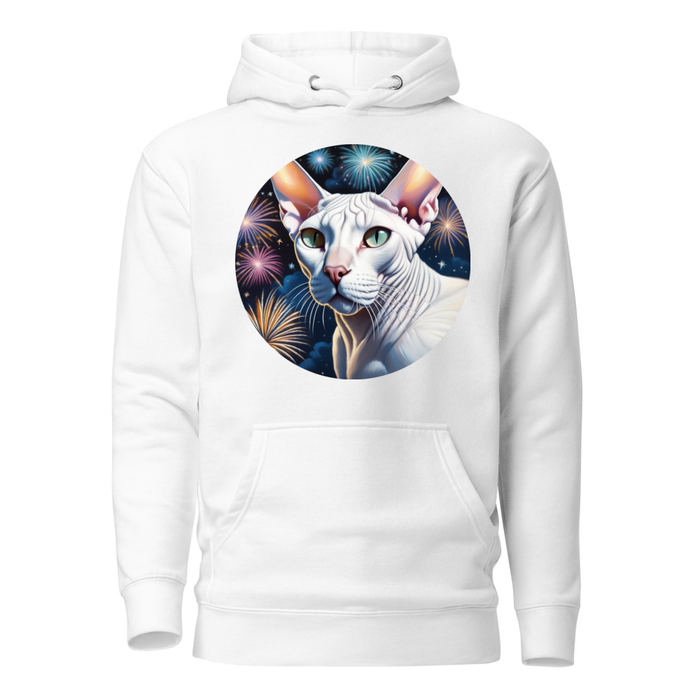 PugMug Custom White Sphynx Cat Hoodie