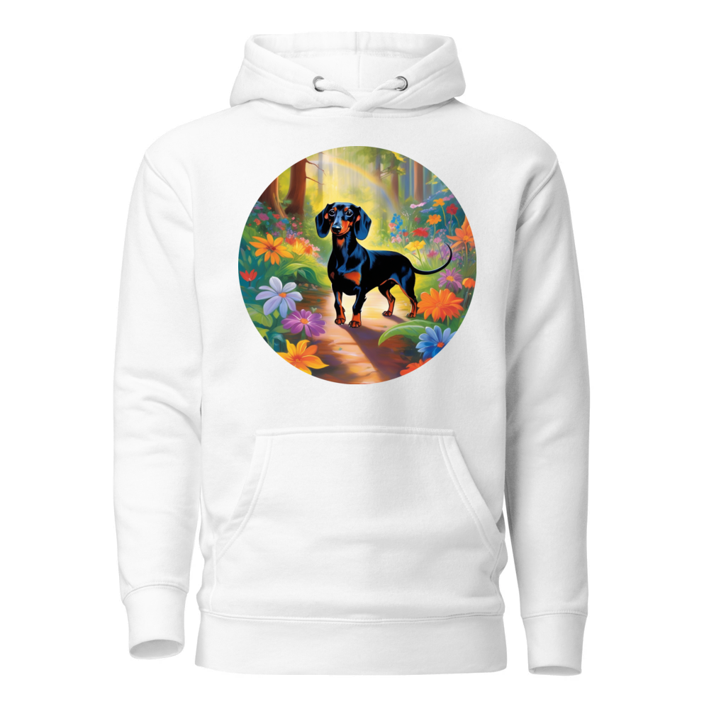PugMug Custom Black Dachshund Hoodie